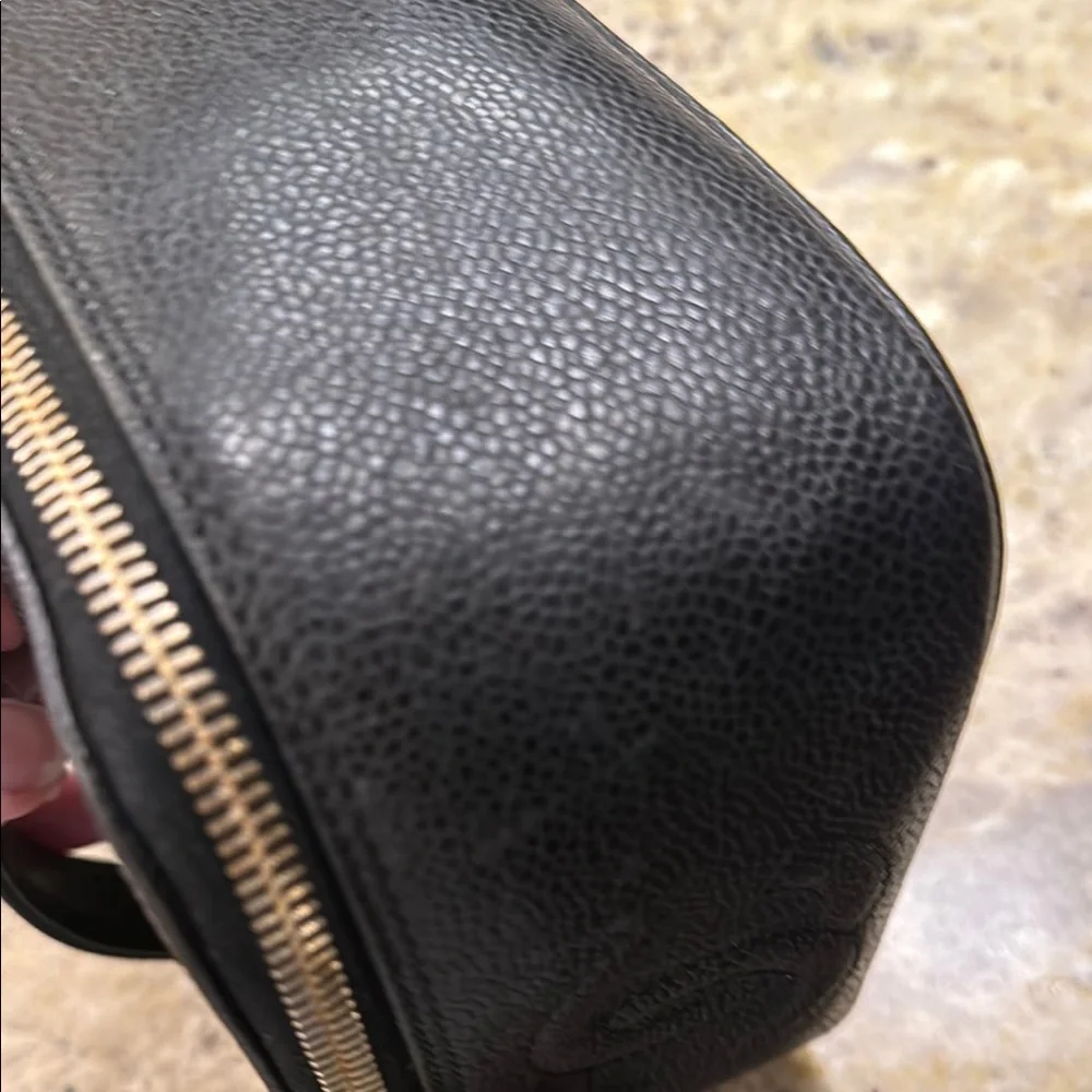 Chanel Black Leather Vanity Case - Picture 7 of 16